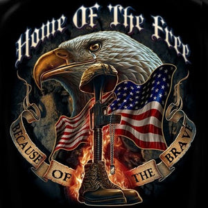 Men's 'Home of the Free Because of the Brave' T-Shirt