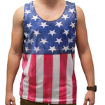 Load image into Gallery viewer, American Flag Men’s Mesh Tank Top - theflagshirt
