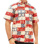 Load image into Gallery viewer, Men&#39;s Vintage Freedom Button Down Shirt, Hat, Sunglasses and Wristband Bundle
