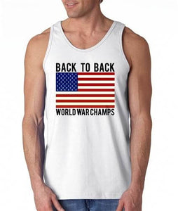 Back To Back World War Champs Tank - 4th of july shirts