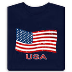 Load image into Gallery viewer, Men&#39;s Waving Flag Long Sleeve T-Shirt
