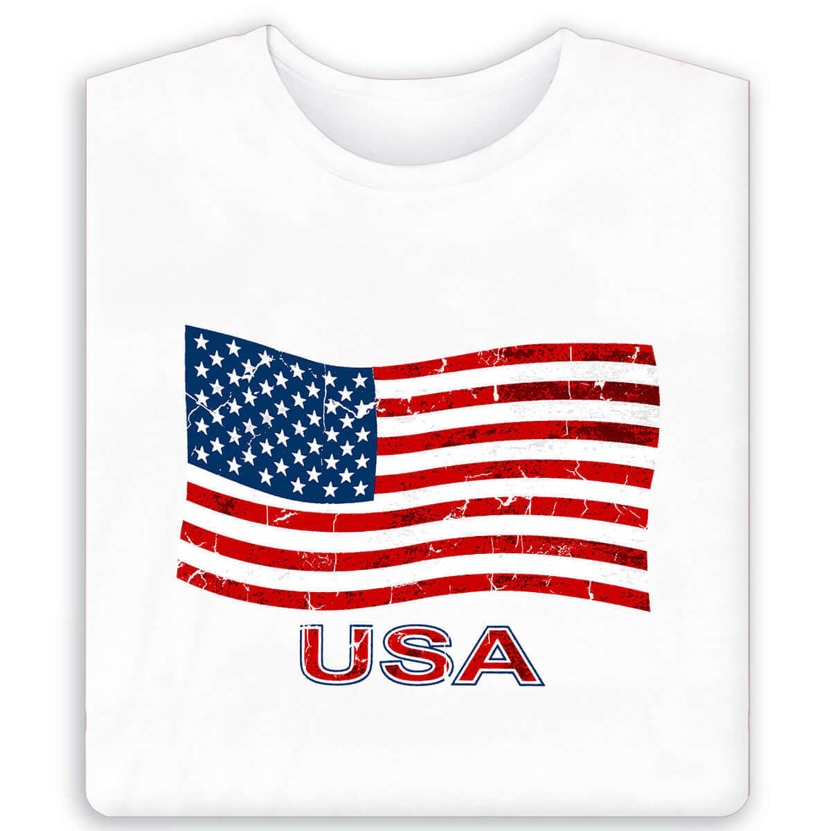 Men's Waving Flag Long Sleeve T-Shirt