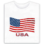 Load image into Gallery viewer, Men&#39;s Waving Flag Long Sleeve T-Shirt
