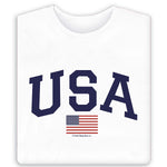 Load image into Gallery viewer, Women&#39;s USA Flag T-Shirt
