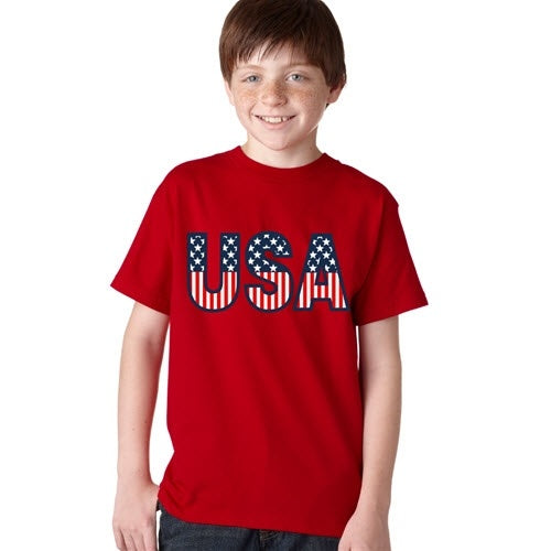 USA Stars and Stripes Boys - The Flag Shirt
