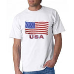 Load image into Gallery viewer, USA Waving Flag Mens T-Shirt - The Flag Shirt
