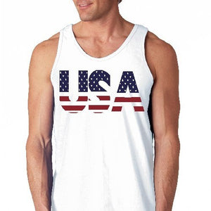 USA Flag Mens Tank Top - The Flag Shirt