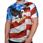 Load image into Gallery viewer, We The People Crewneck Mens T-Shirt - The Flag Shirt
