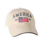 Load image into Gallery viewer, Made in the USA Unstructured Washed Cotton America 1776 Cap
