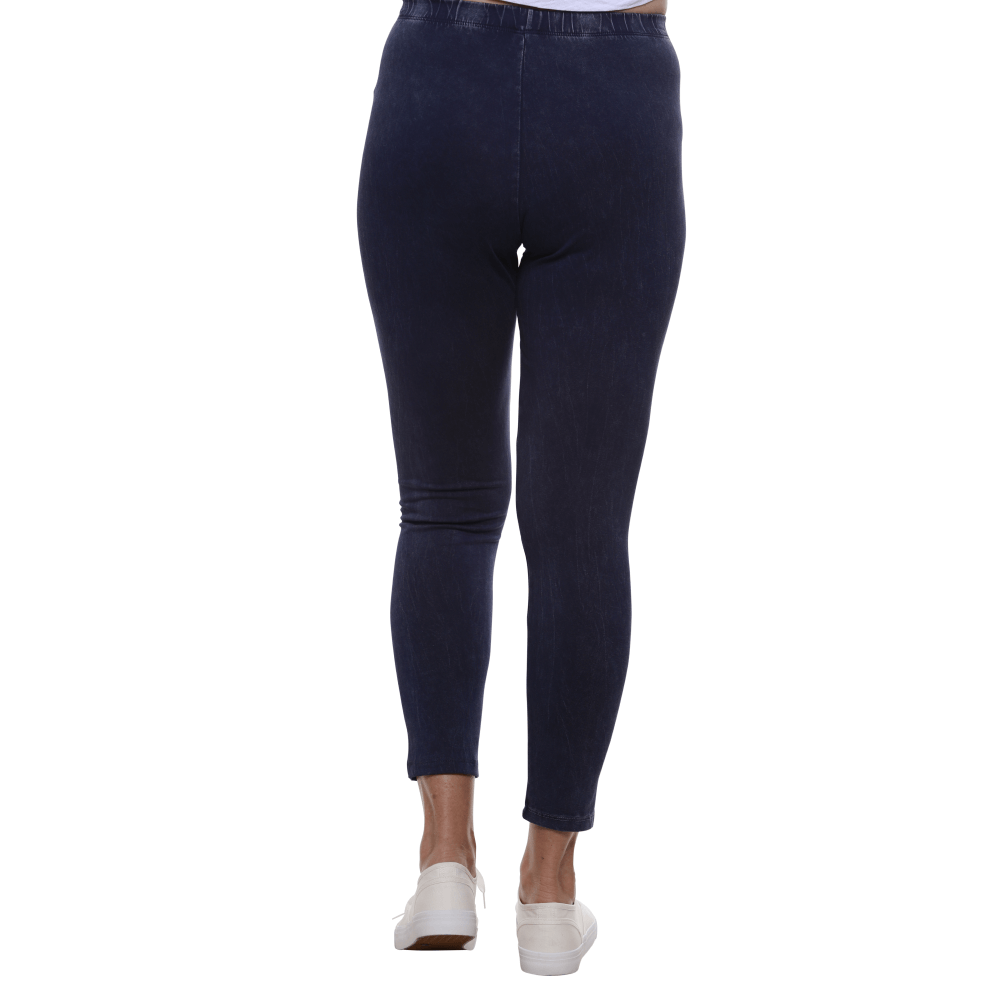Women's Made in USA Mineral Washed Cotton Leggings