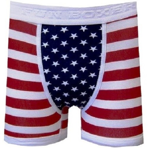 Under Armour Red White Blue USA Flag 1776 Stars Stripes BoxerJock Boxers  Mn's 5X