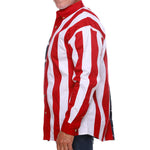 Load image into Gallery viewer, Men&#39;s Stars &amp; Stripes 100% Cotton Long Sleeve Button-Up Shirt
