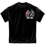 Load image into Gallery viewer, POW MIA Double Flag Eagle Mens T-Shirt - The Flag Shirt
