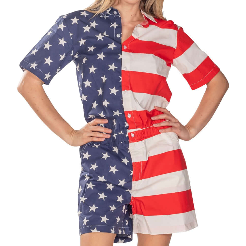 American Flag Jumpsuit American Flag Jumpsuit
