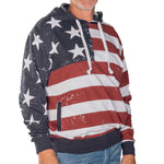 Load image into Gallery viewer, Men&#39;s Vintage American Flag Hoodie Sweatshirt
