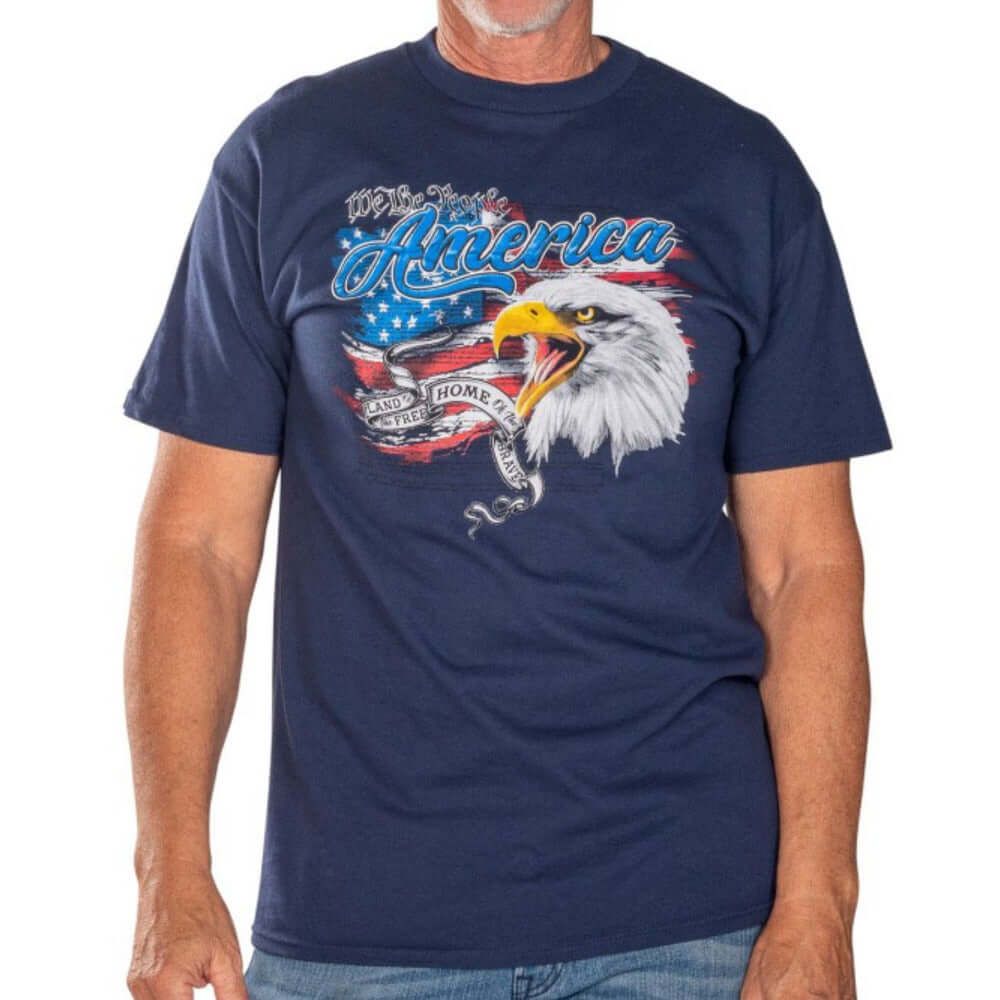 We the People America Eagle Made In USA Short Sleeve Tee