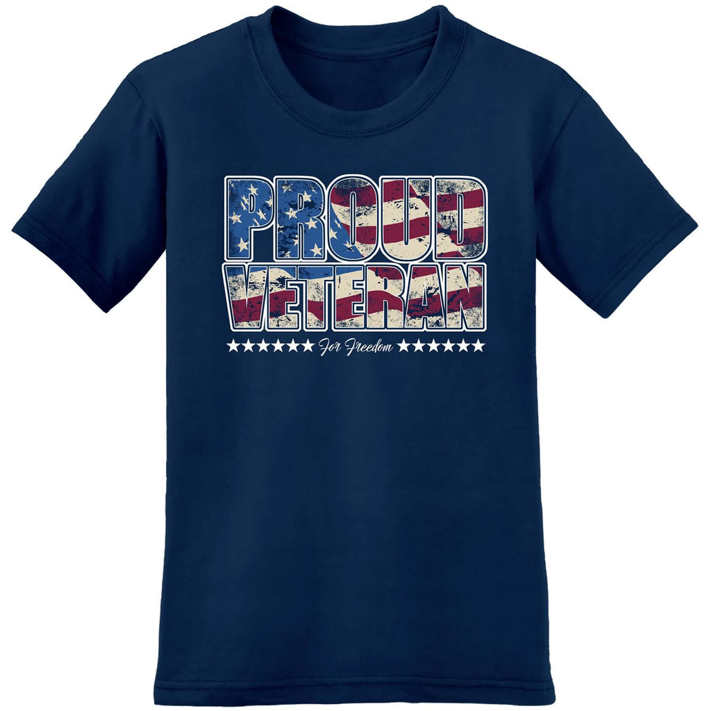 Proud Veteran For Freedom- Represent Veterans from all Branches of the USA Armed Forces - the flag shirt