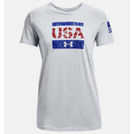 Load image into Gallery viewer, Under Armour Ladies USA Freedom Tee
