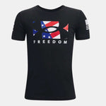 Load image into Gallery viewer, Youth Under Armour Freedom USA Flag T-Shirt
