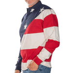 Load image into Gallery viewer, Men&#39;s Patriotic Classic Rugby Shirt

