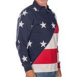 Load image into Gallery viewer, Men&#39;s Patriotic Classic Rugby Shirt
