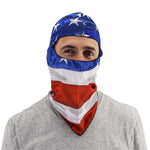 Load image into Gallery viewer, usa flag stars and stripes face mask - the flag shirt
