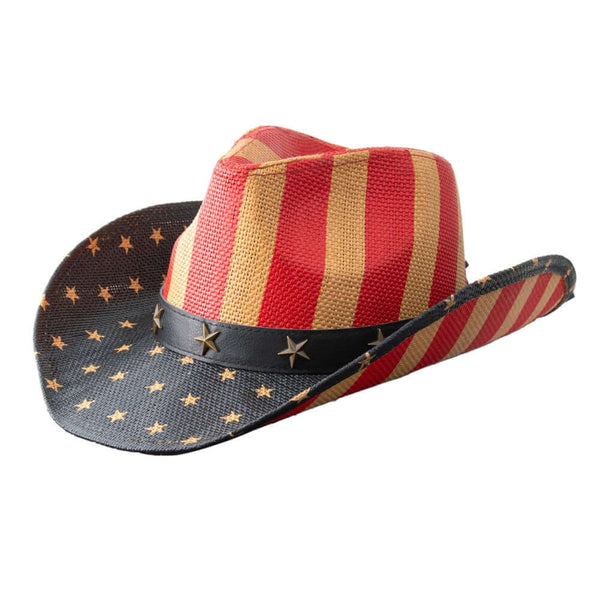 Vintage American Flag Cowboy Hat – The Flag Shirt