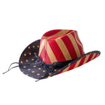 Load image into Gallery viewer, Vintage American Flag Cowboy Hat
