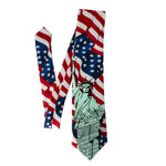 Load image into Gallery viewer, Lady Liberty We the People Waving Flag Neck Tie
