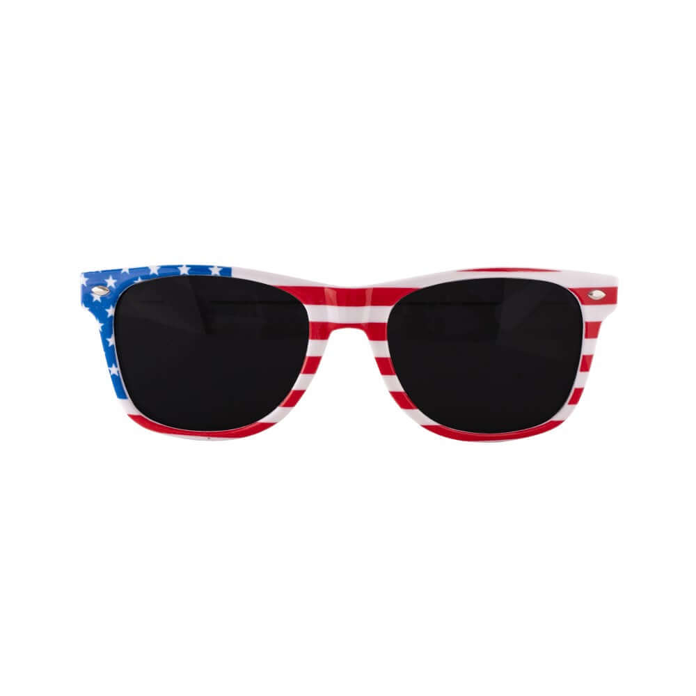 Patriotic Wayfarer Style Sunglasses