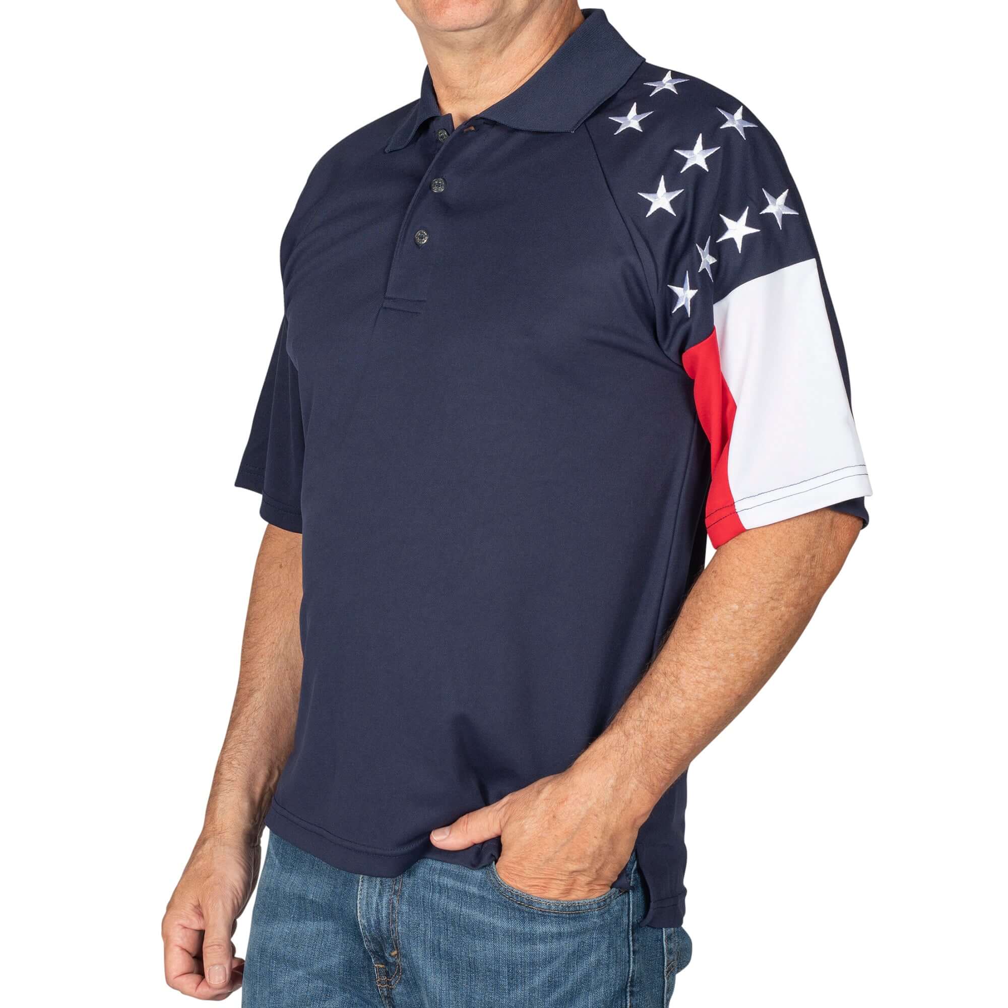 Men's Allegiance Freedom Tech Polo Shirt