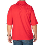 Load image into Gallery viewer, Mens Allegiance Freedom Tech Fabric Polo Shirt Red
