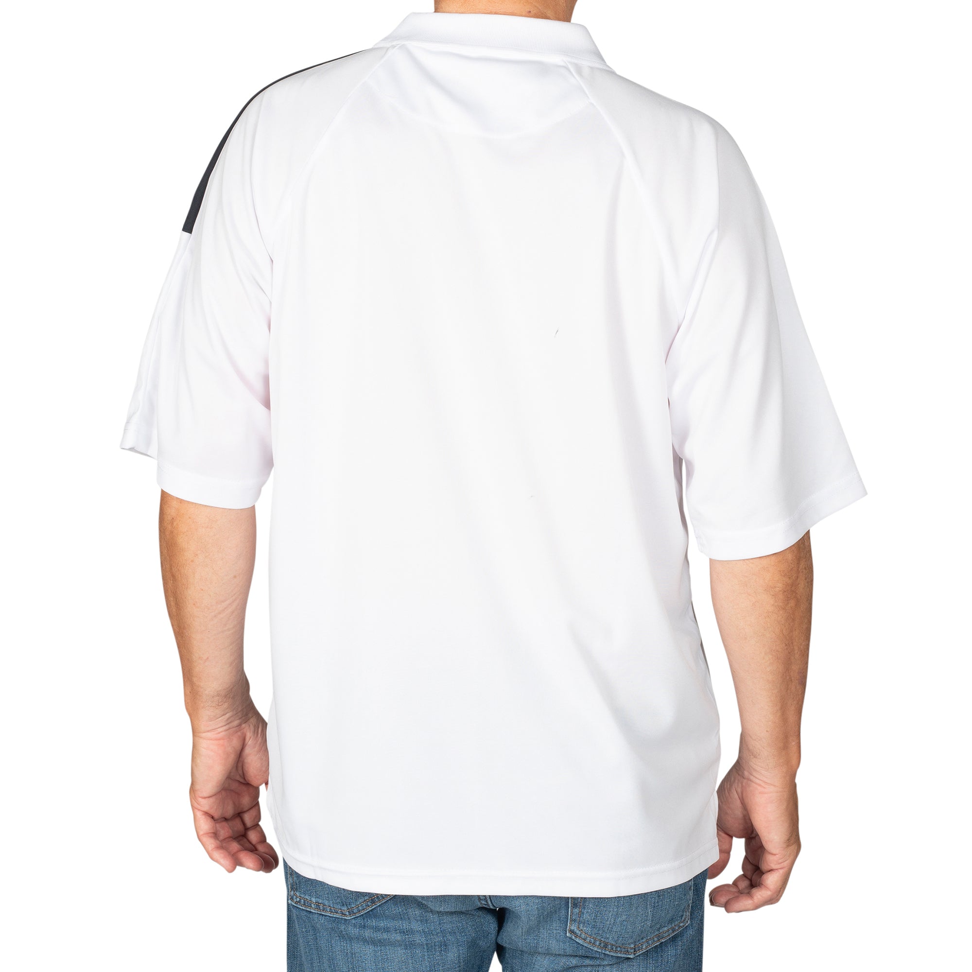 Mens Allegiance Freedom Tech Fabric Polo Shirt White