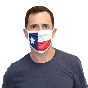 Cloth Face Covering with Texas Flag - the flag shirt
