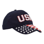 Load image into Gallery viewer, Cotton Twill USA Flag Cap
