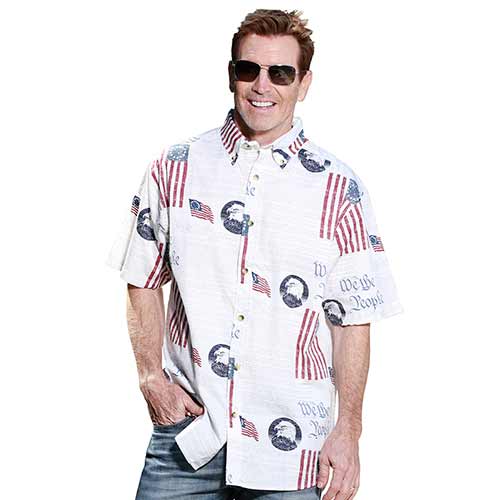 We The People Woven Shirt - The Flag Shirt