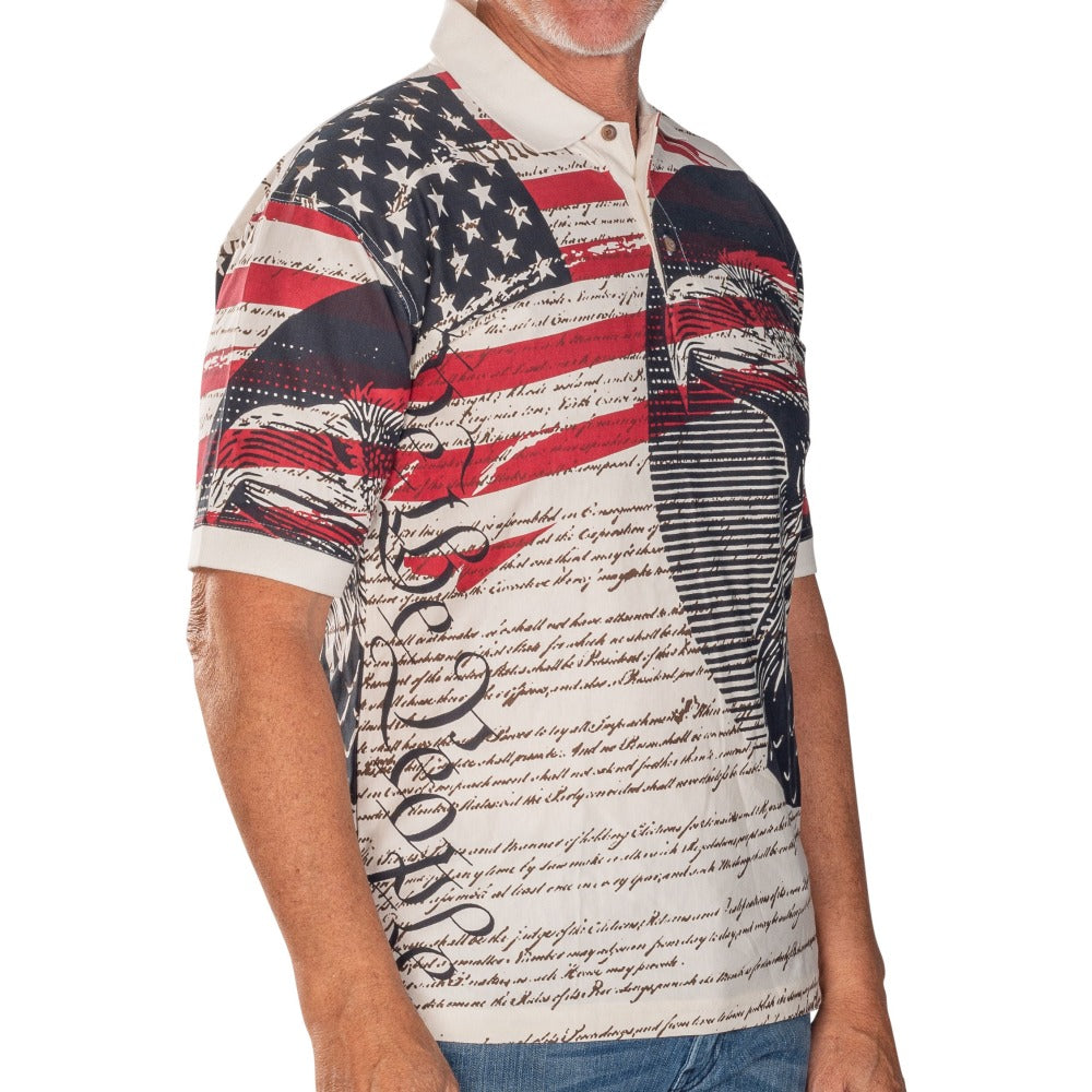 Men's We The People Knit Polo Shirt