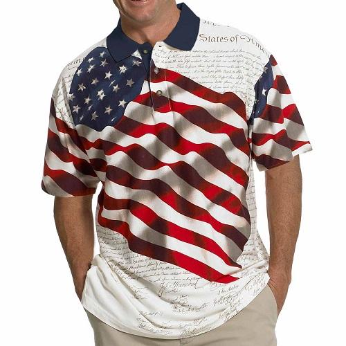American Flag Shirt Tech Fabric - The Flag Shirt