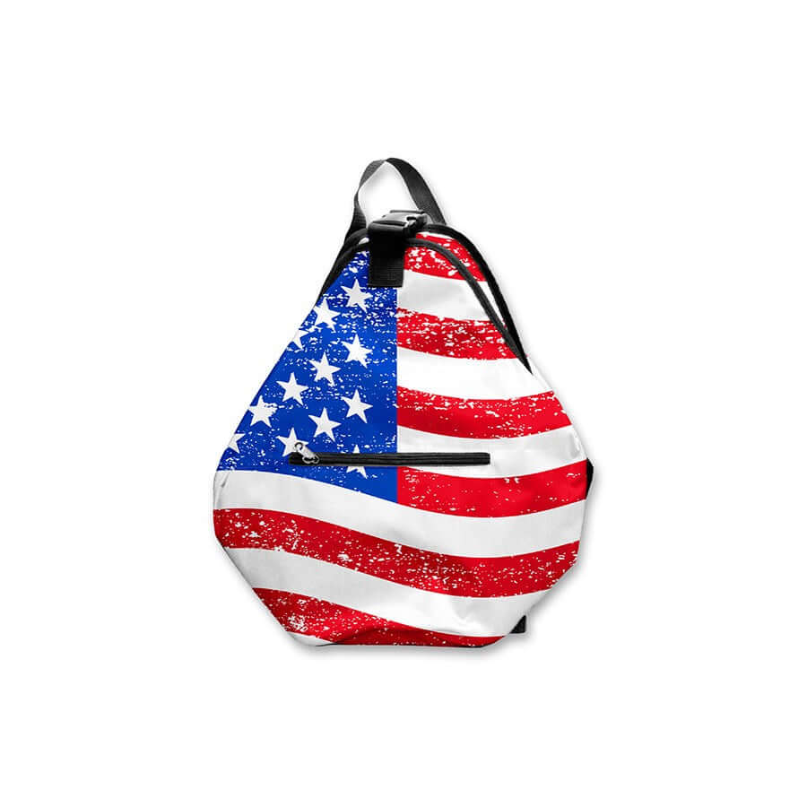 American Flag Nylon Cooler Backpack - the flag shirt