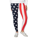 Load image into Gallery viewer, Women&#39;s American Flag Patriotic Leggings - theflagshirts
