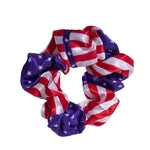 Load image into Gallery viewer, Patriotic Stars and Stripes Scrunchie
